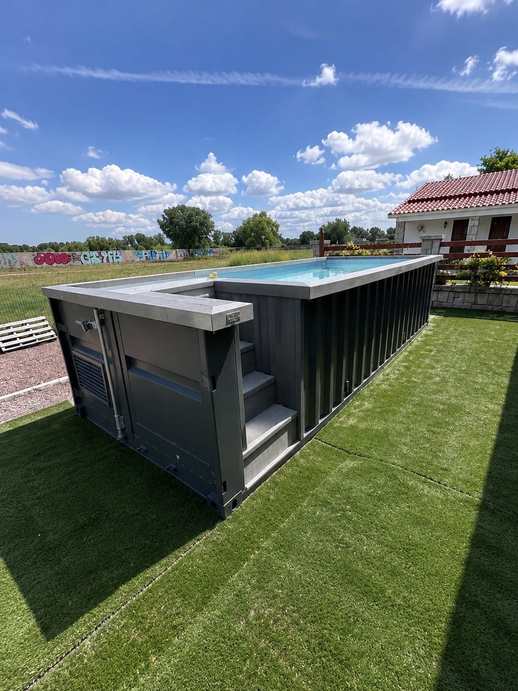 Piscina contenedor 20 Pies