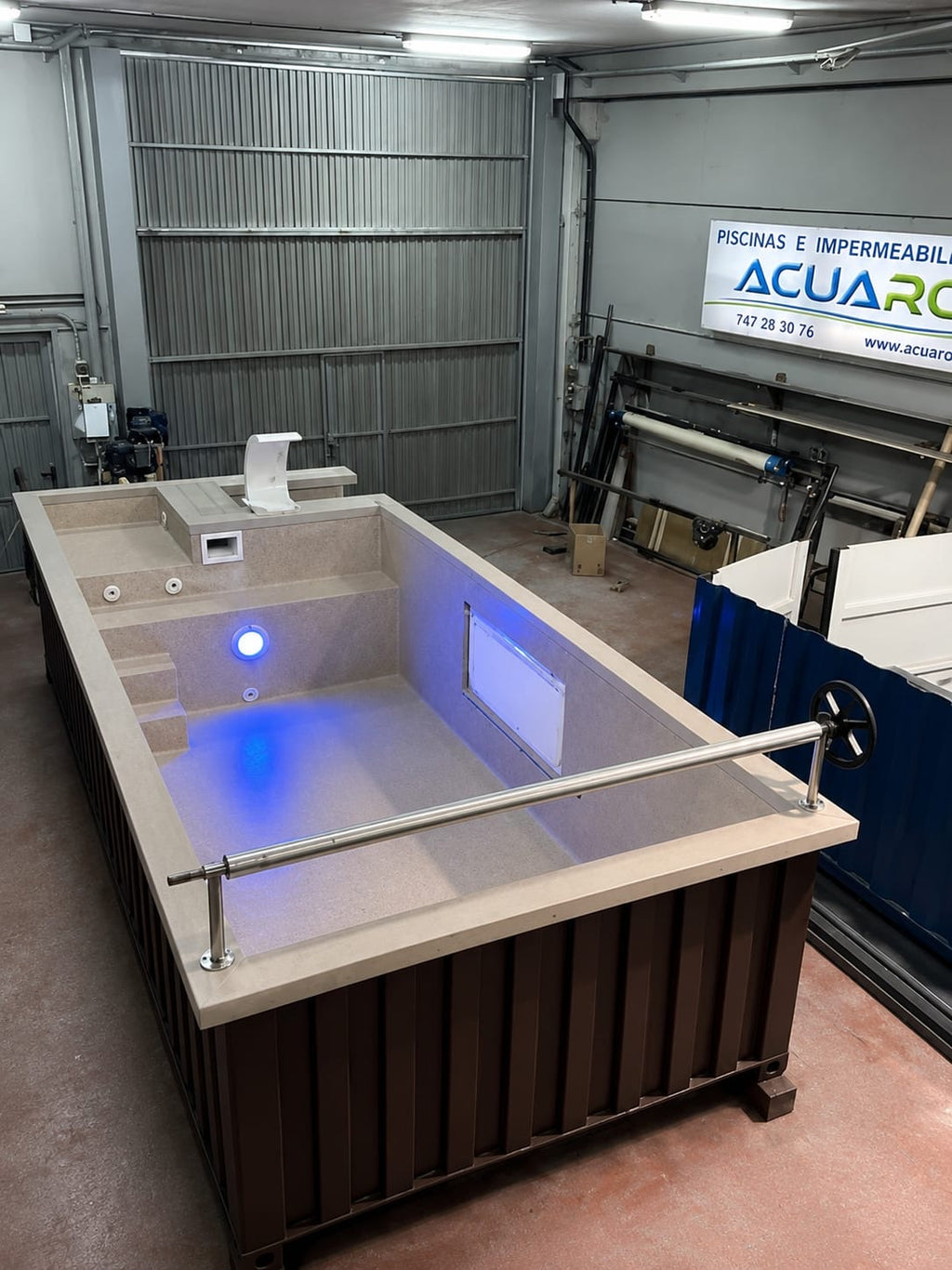 Piscina contenedor