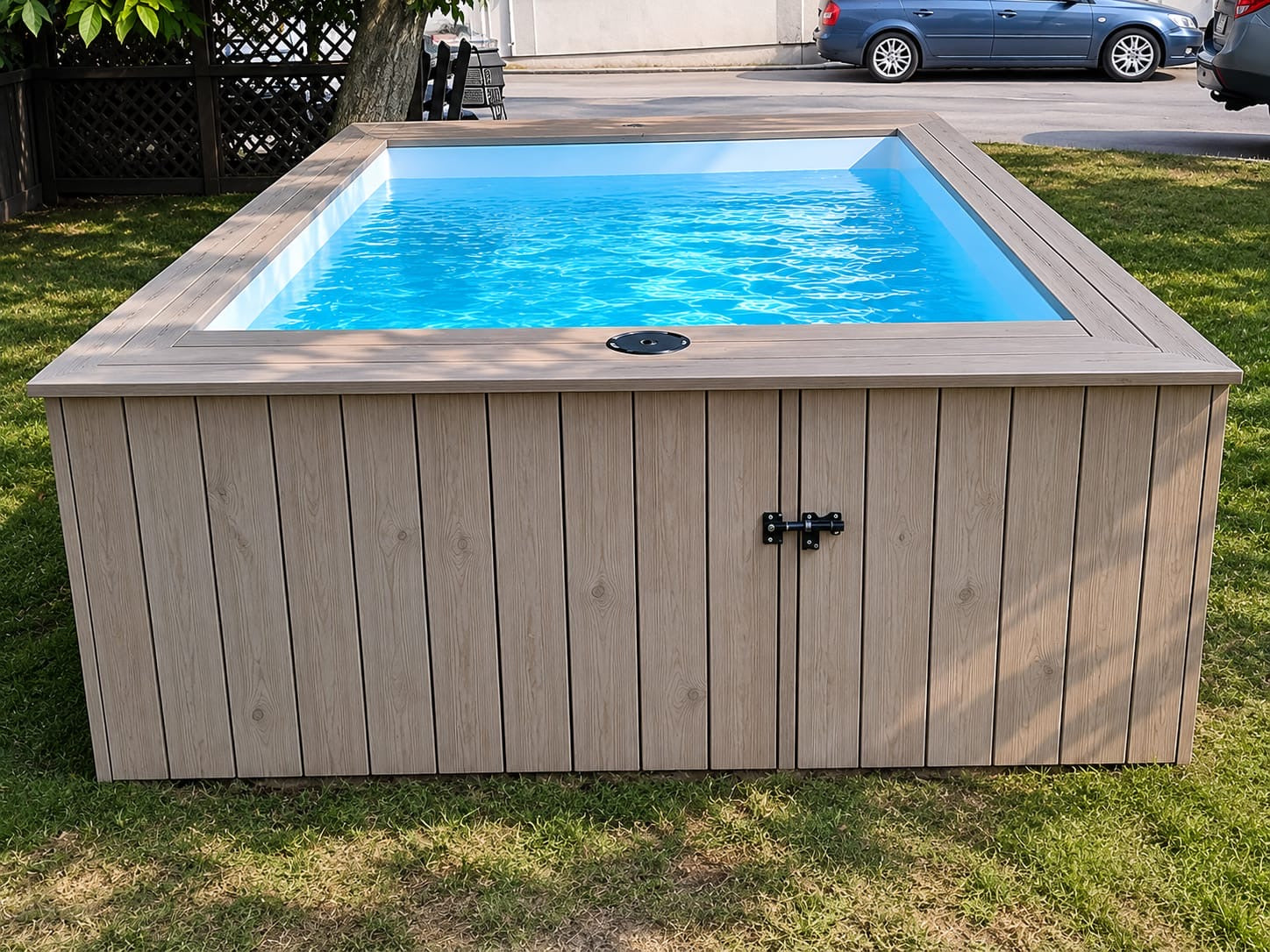 Mini Piscina Container Compacta