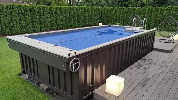 Piscina de contenedores de 20 pies