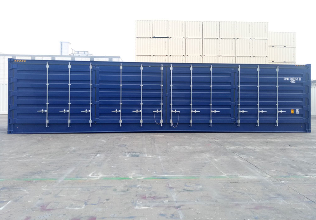 Contenedor High Cube de 40 pies con acceso lateral completo