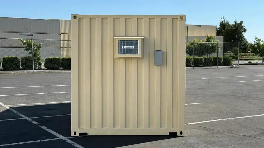 Contenedor combinado de 20 pies renovado para oficinas y almacenamiento