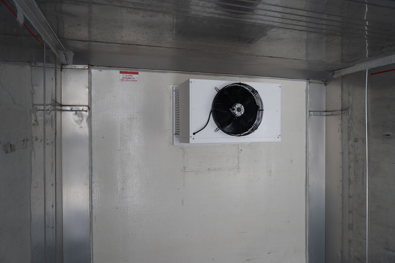 Contenedor frigorífico estándar de 20 pies, caja de segunda mano - Motor nuevo (enfriador monofásico de 2,5 CV)
