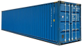 Contenedor marítimo High Cube de 40 pies con 3 viajes