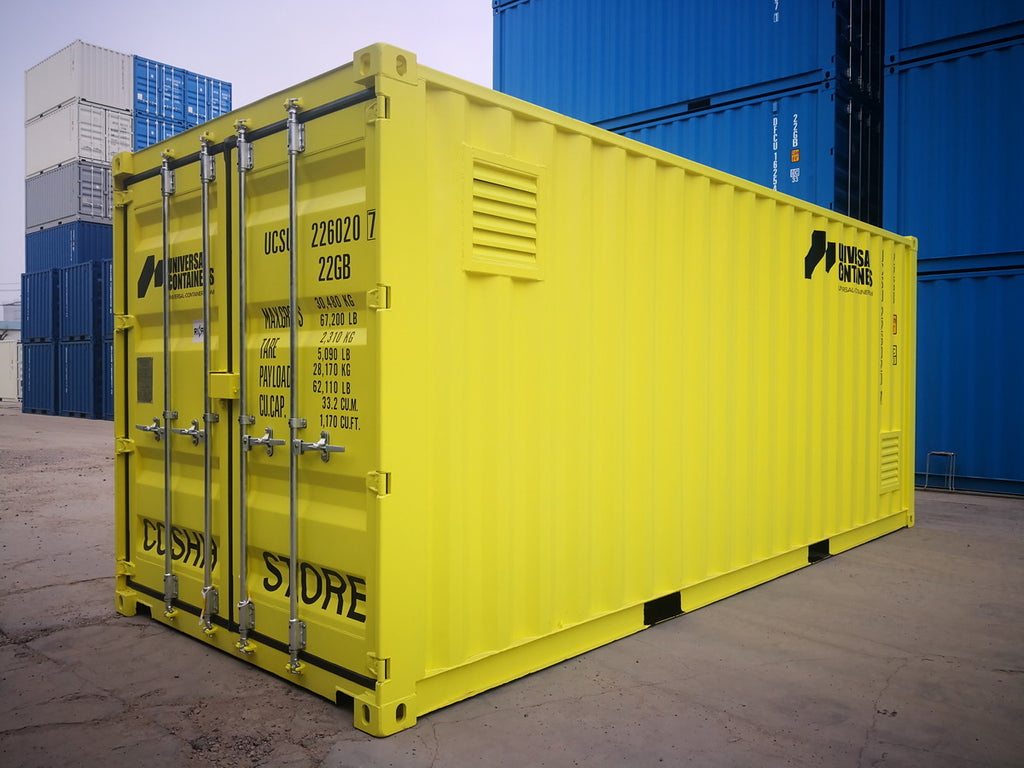 Nuevo contenedor de almacenamiento de productos químicos COSHH de 20 pies