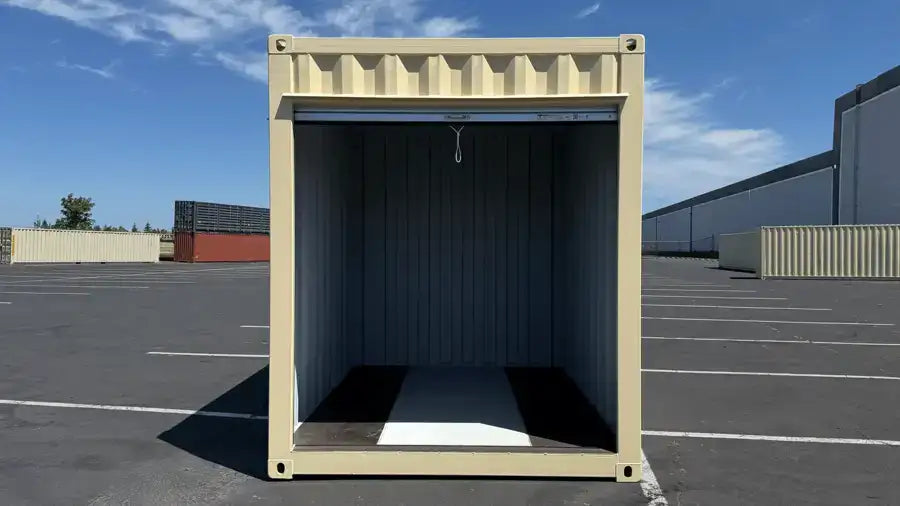 Contenedor de almacenamiento nuevo High Cube de 10 pies con puerta enrollable