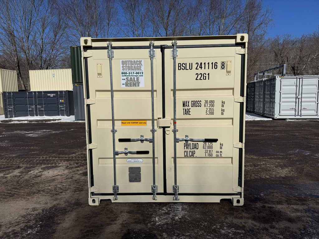 Contenedor nuevo con doble puerta para transporte y almacenamiento