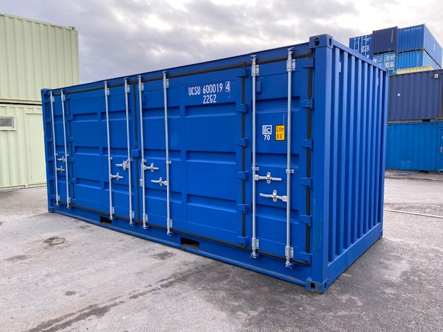 Contenedor de 20 pies con acceso lateral completo