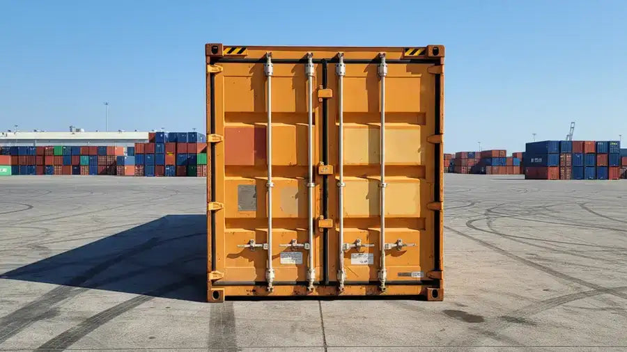 Contenedor marítimo usado de 40 pies con techo flexible y apertura superior